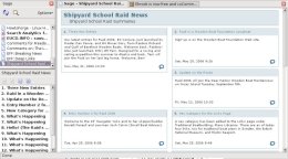 screenshot of the RSS feed for Shipyard School Raid