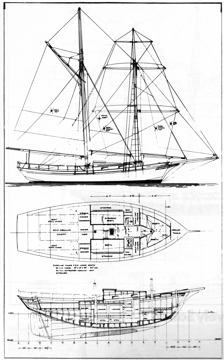 Sabot Brigantine Plans brig diagram 