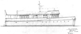 sketch of the new deckhouse for the Invader