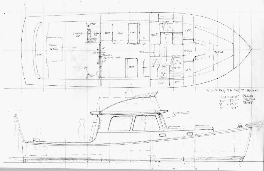 John's Bay Boat Lobsteryacht 32 ~ Power Boat Designs by Tad Roberts