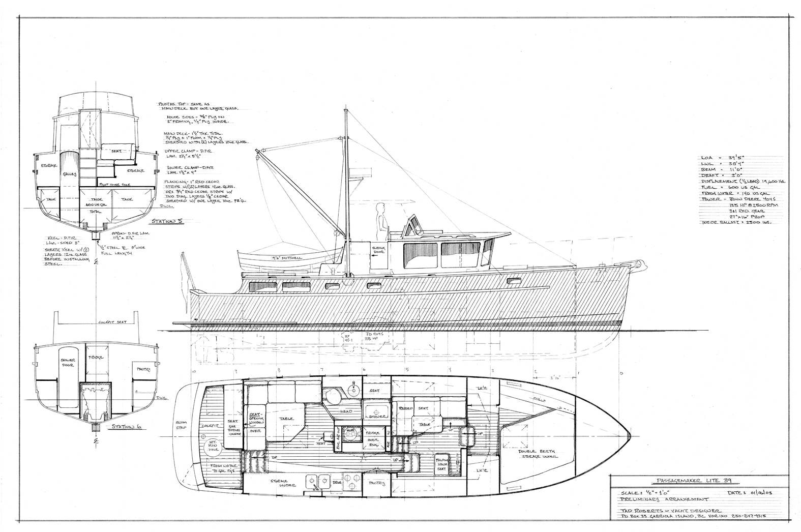 Trawler Yacht Plans