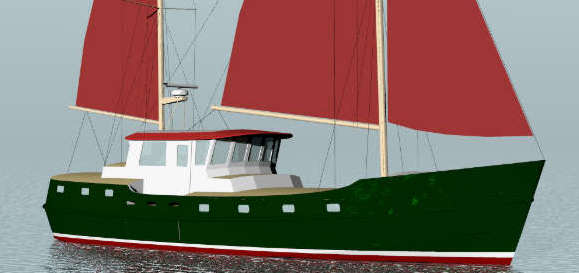  Ocean-going Sail Assisted Motoryacht