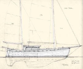 second development cartoon of the Pilot Bay 38