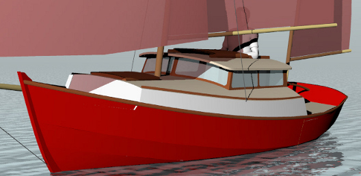 Pogy 17 motorsailor