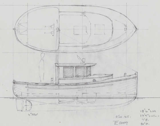 Small Tug Boat Plans