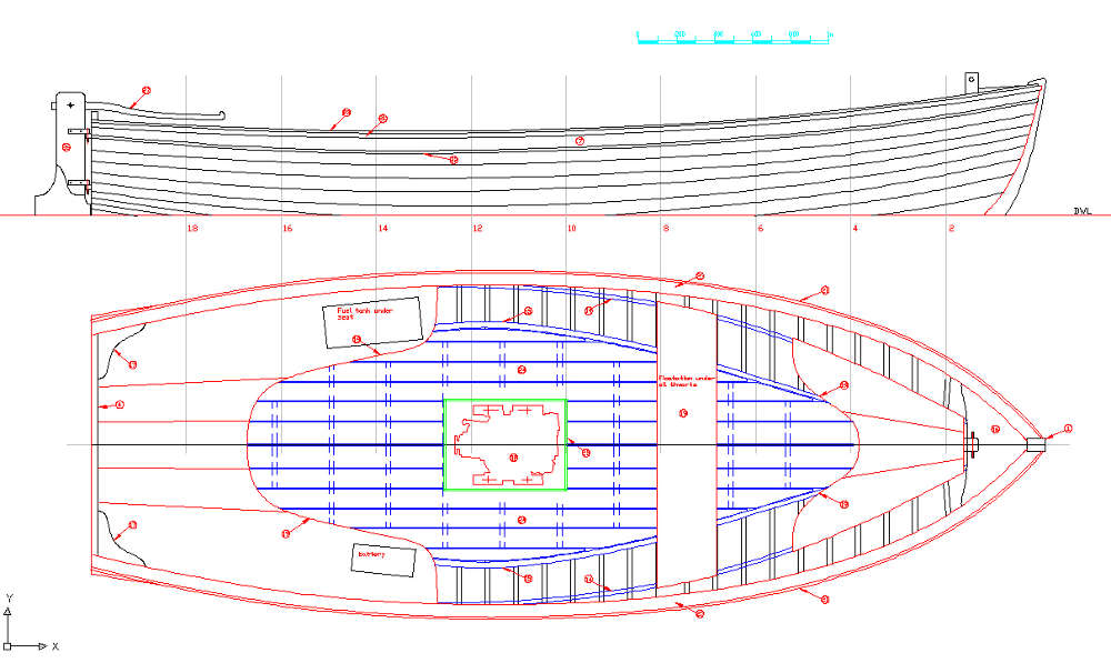 Plywood inboard boat plans | Antiqu Boat plan