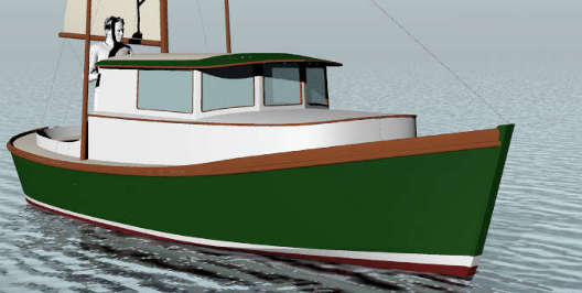 Displacement Power Boats to 30'~ Small Boat Designs by Tad Roberts