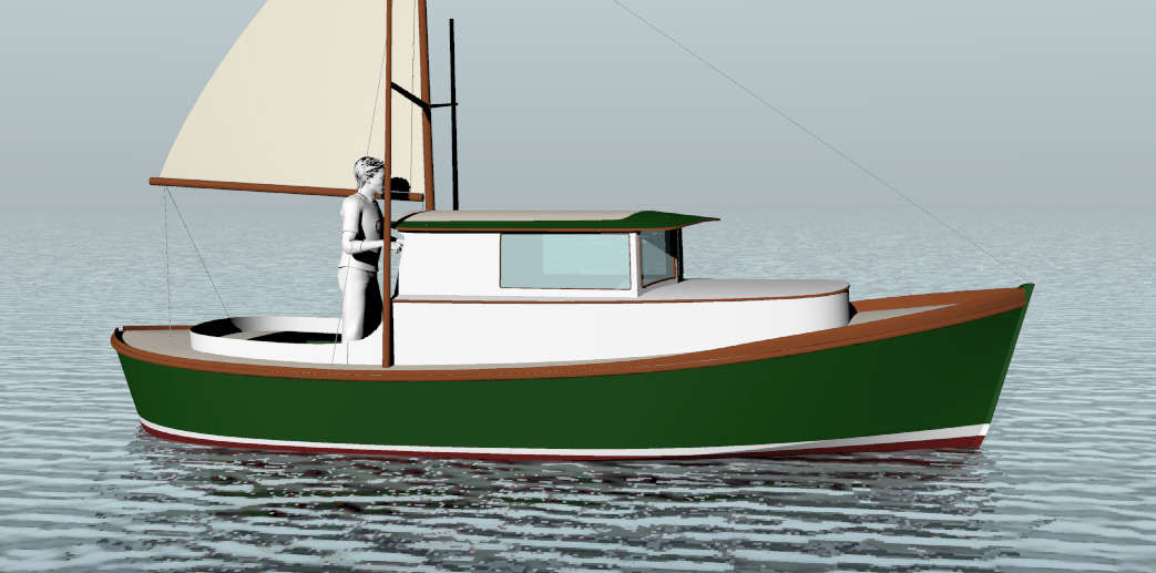 Timbercoast Troller 22, New Displacement Design for ...