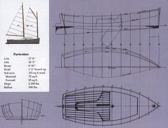 17' Cat-schooner Captain Flint