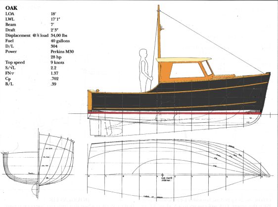 Oak, 18' Inshore Fisherman