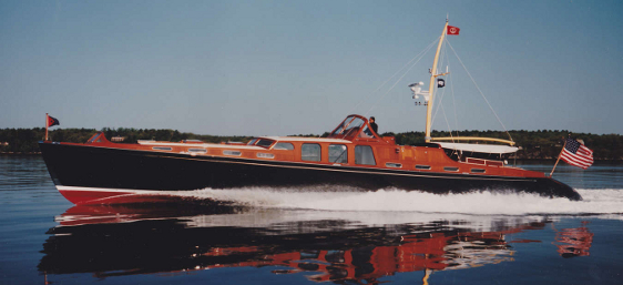 Liberty, 80' high-speed cold-molded motoryacht